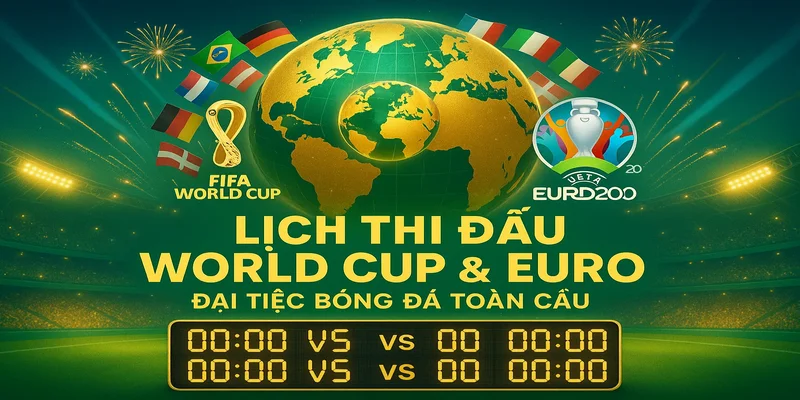 Lịch trực tiếp World Cup & Euro
