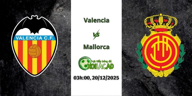 Nhận định Valencia vs Mallorca 03h00 20/12/2025
